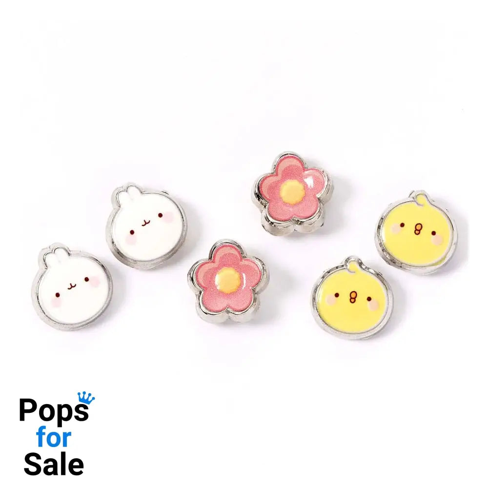 Molang Stud Earrings 3-pack Molang and Piu Piu