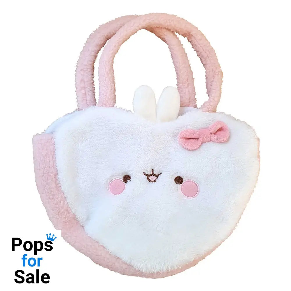 Molang Tote Bag Fluffy Heart Bags