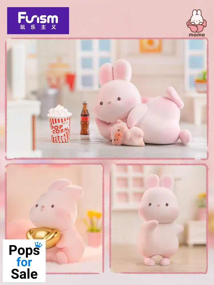 Momo Bunny Daily Series Mini Figures 9 cm Display (9)