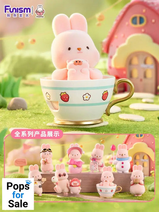 Momo Bunny Strawberry Town Series Mini Figures 9 cm Display (8) Mini-figures