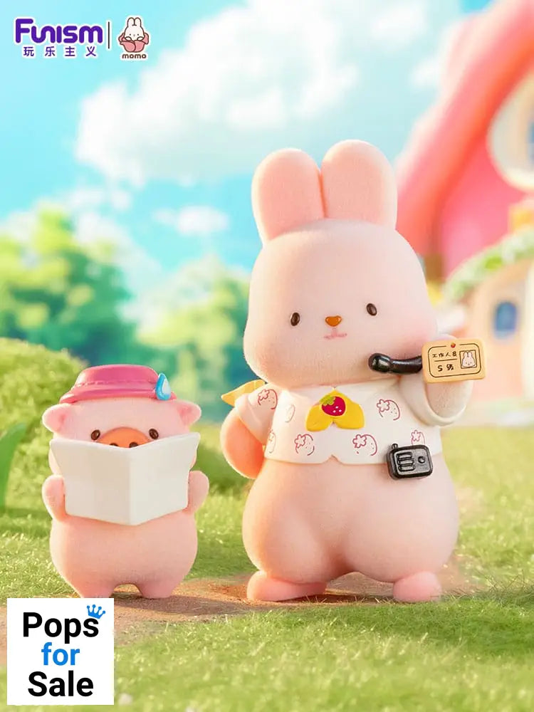 Momo Bunny Strawberry Town Series Mini Figures 9 cm Display (8)