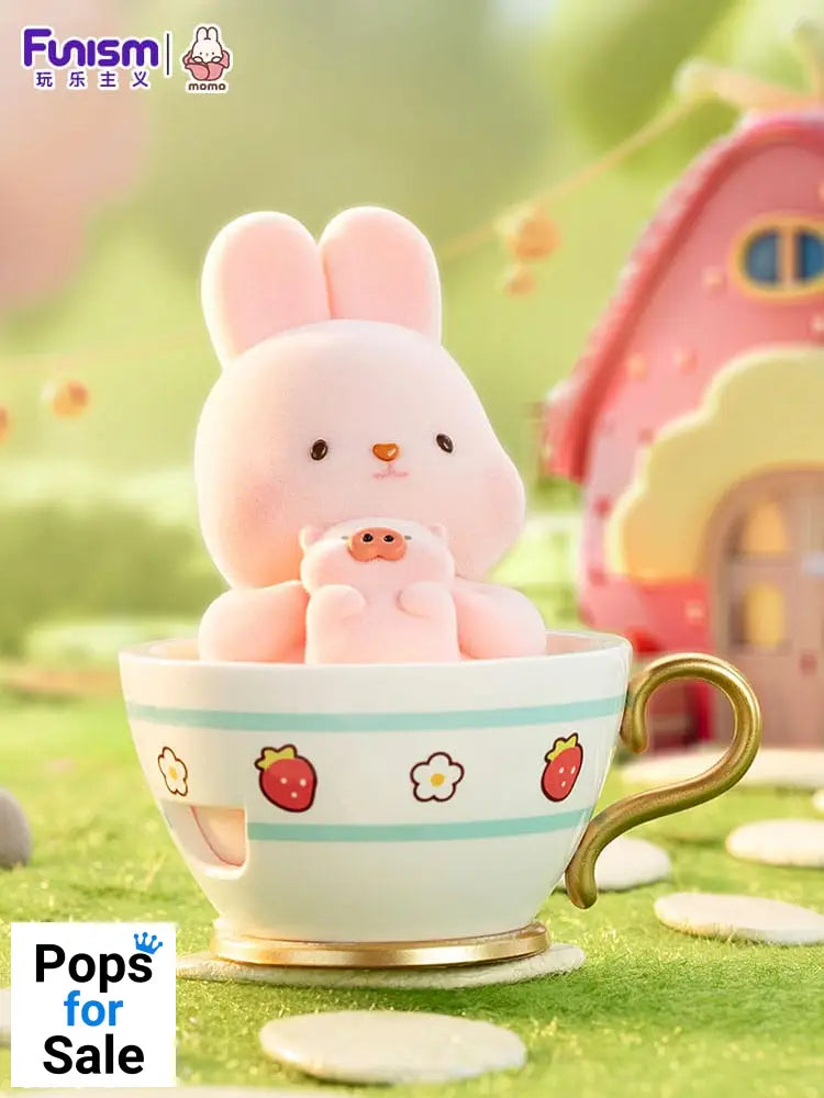 Momo Bunny Strawberry Town Series Mini Figures 9 cm Display (8) Mini-figures