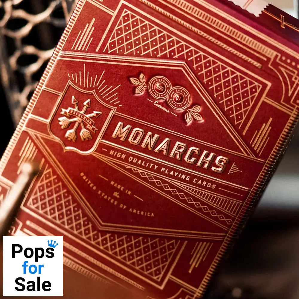 Monarchs Playing Cards Red