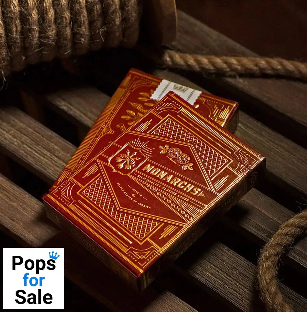 Monarchs Playing Cards Red