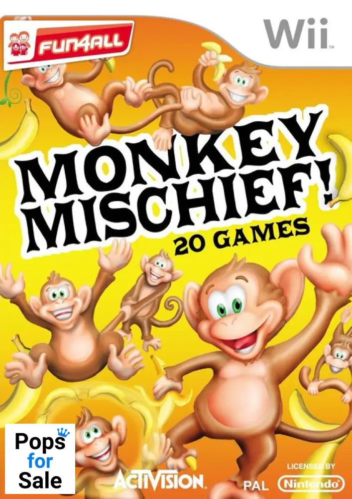 Monkey Mischief for Nintendo Wii/Wii-U - [No Manual]