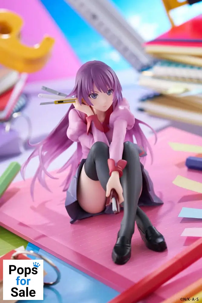 Monogatari PVC Statue Desktop Cute Figure Hitagi Senjougahara 13 cm