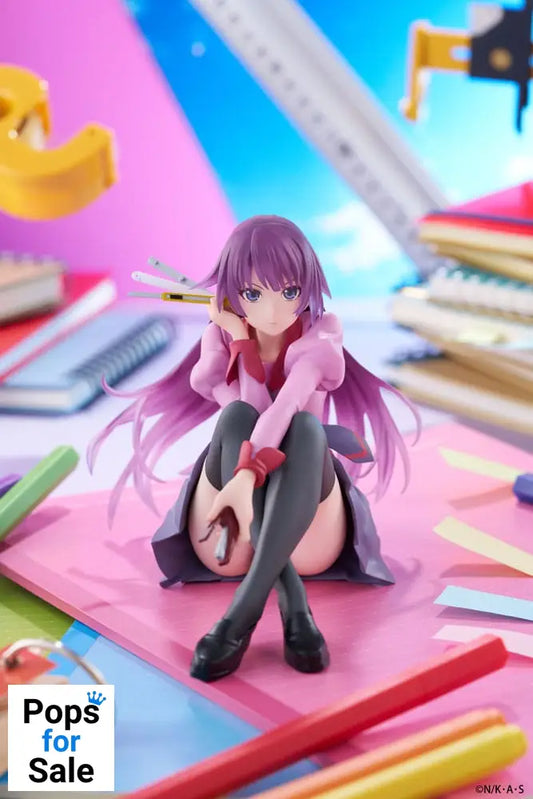 Monogatari PVC Statue Desktop Cute Figure Hitagi Senjougahara 13 cm