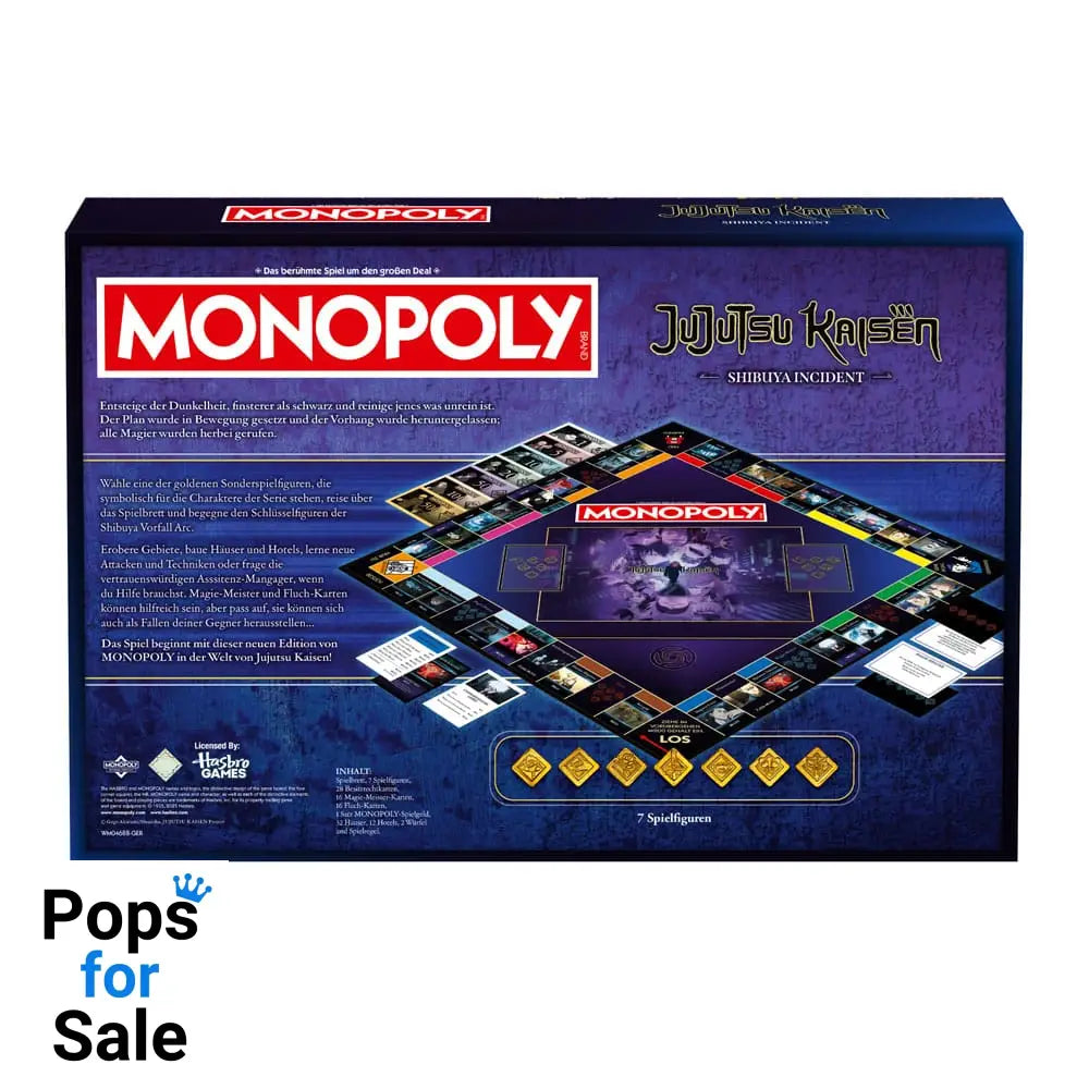 Monopoly Board Game Jujutsu Kaisen Season 2 *German Version*