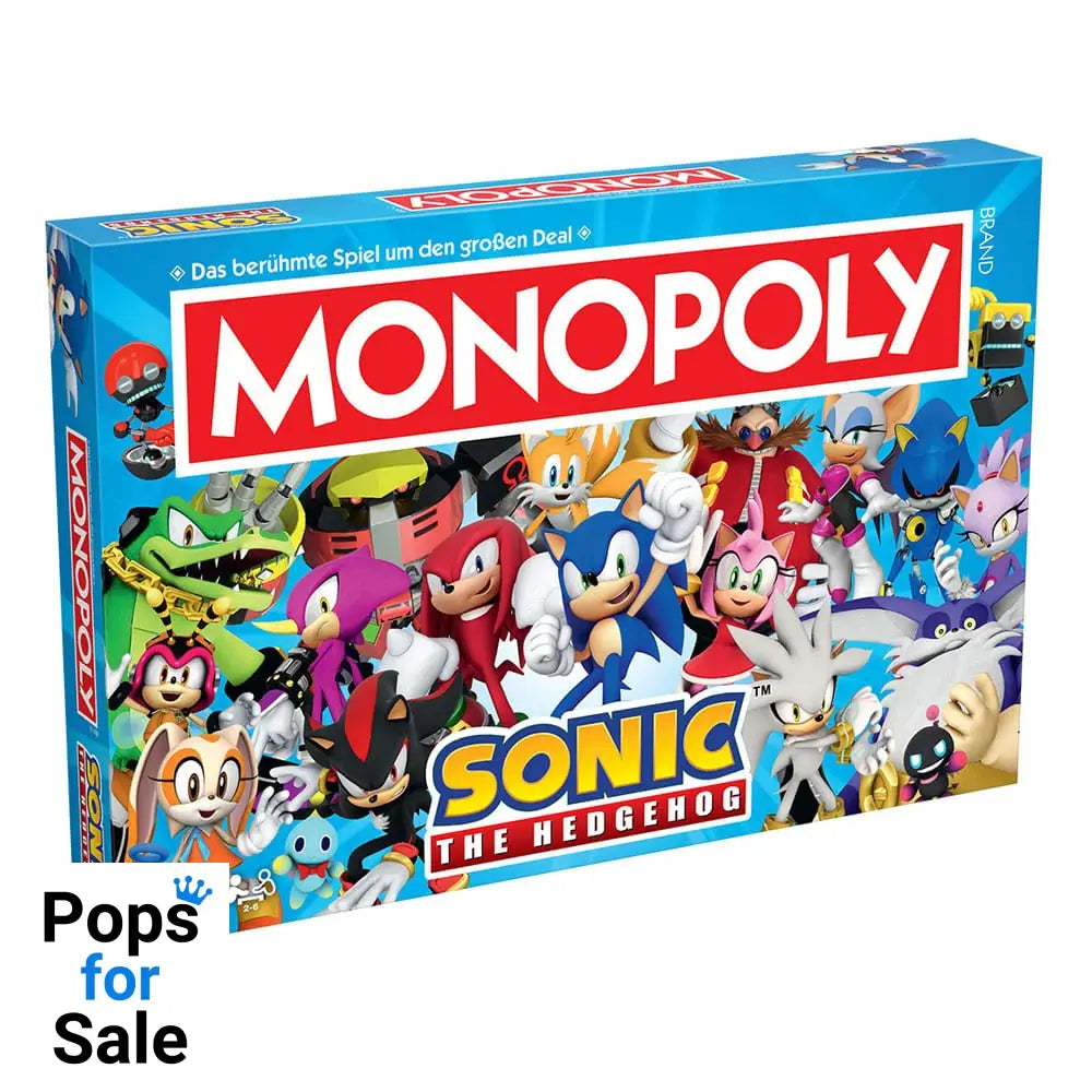 Monopoly Board Game Sonic the Hedgehog *German Version*