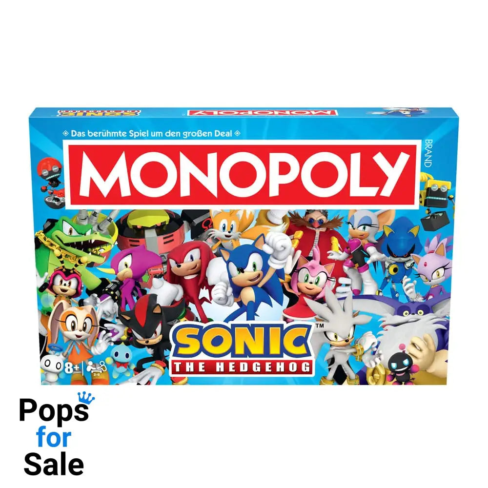 Monopoly Board Game Sonic the Hedgehog *German Version* Board games and accessories