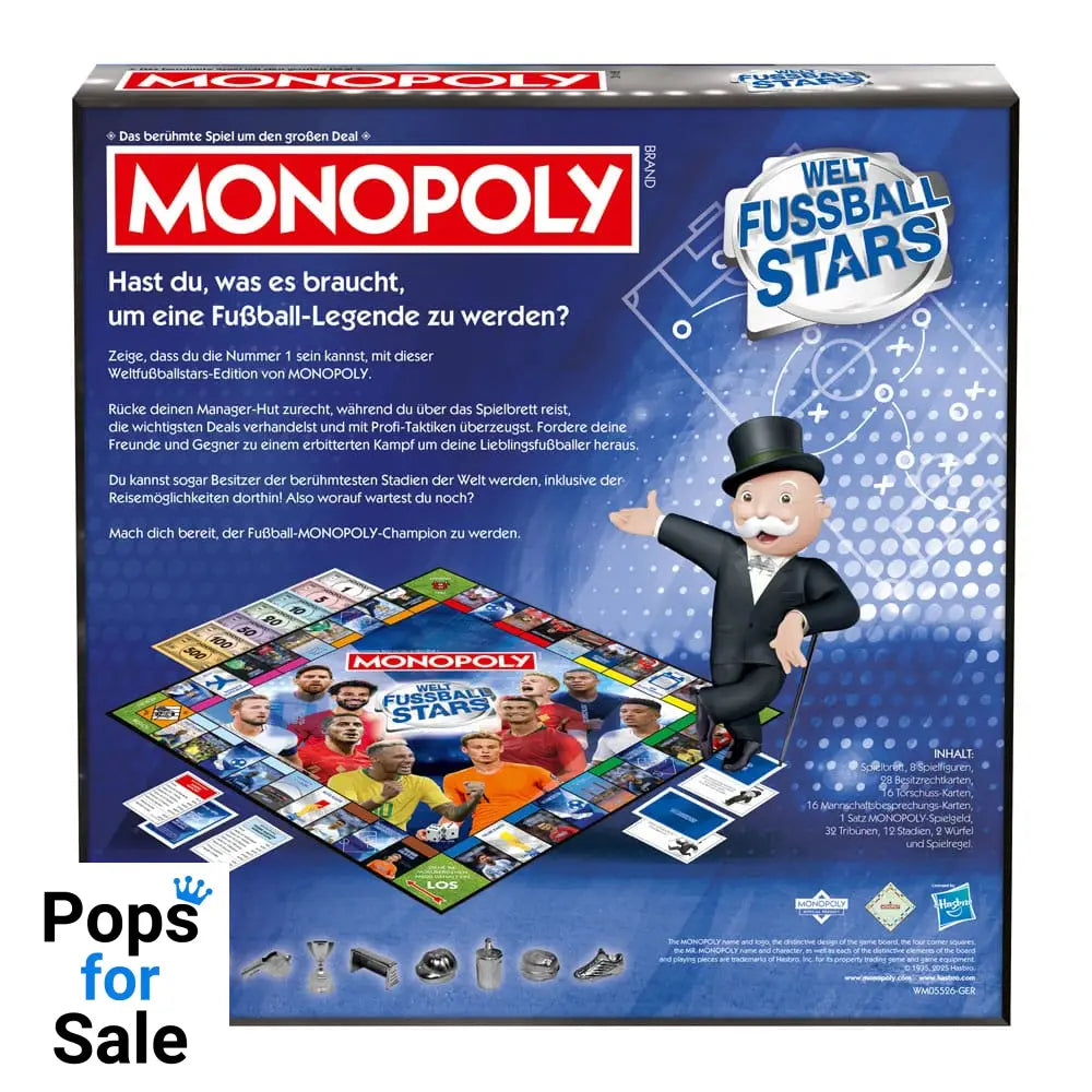 Monopoly Board Game Weltfussballstars *German Version*