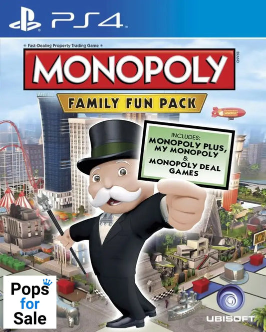 Monopoly Family Fun Pack for Playstation 4 (PS4) - [NEW]