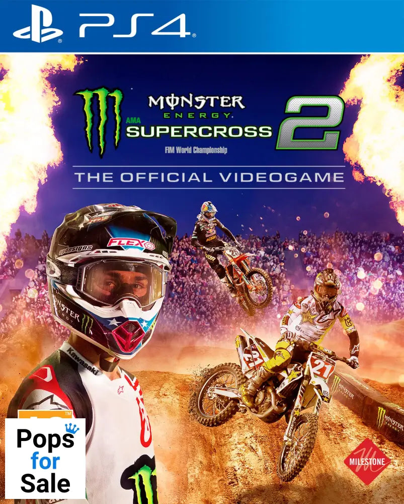 Monster Energy Supercross - The Official Videogame 2 for Sony Playstation 4 - [Just Disc]