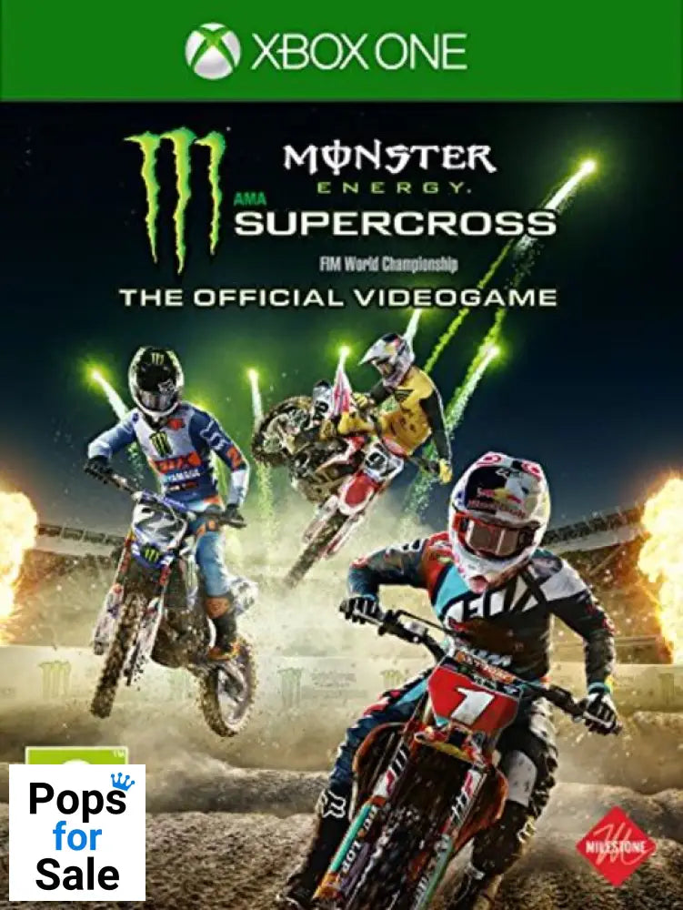 Monster Energy Supercross - The Official Videogame for Microsoft Xbox One - [Just Disc]