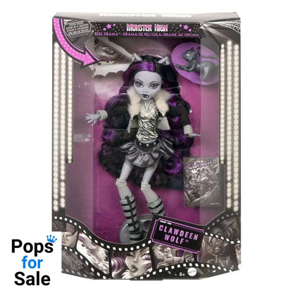 Monster High Reel Drama Doll Clawdeen Wolf in Black And White