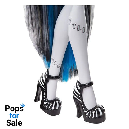 Monster High Reel Drama Doll Frankie Stein in Black And White