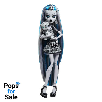 Monster High Reel Drama Doll Frankie Stein in Black And White Dolls