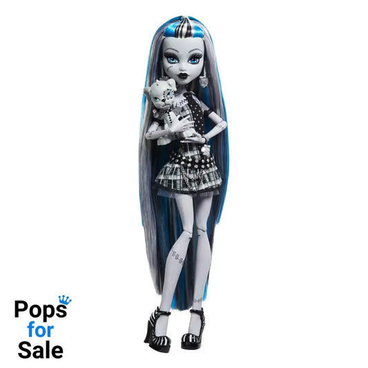Monster High Reel Drama Doll Frankie Stein in Black And White Dolls