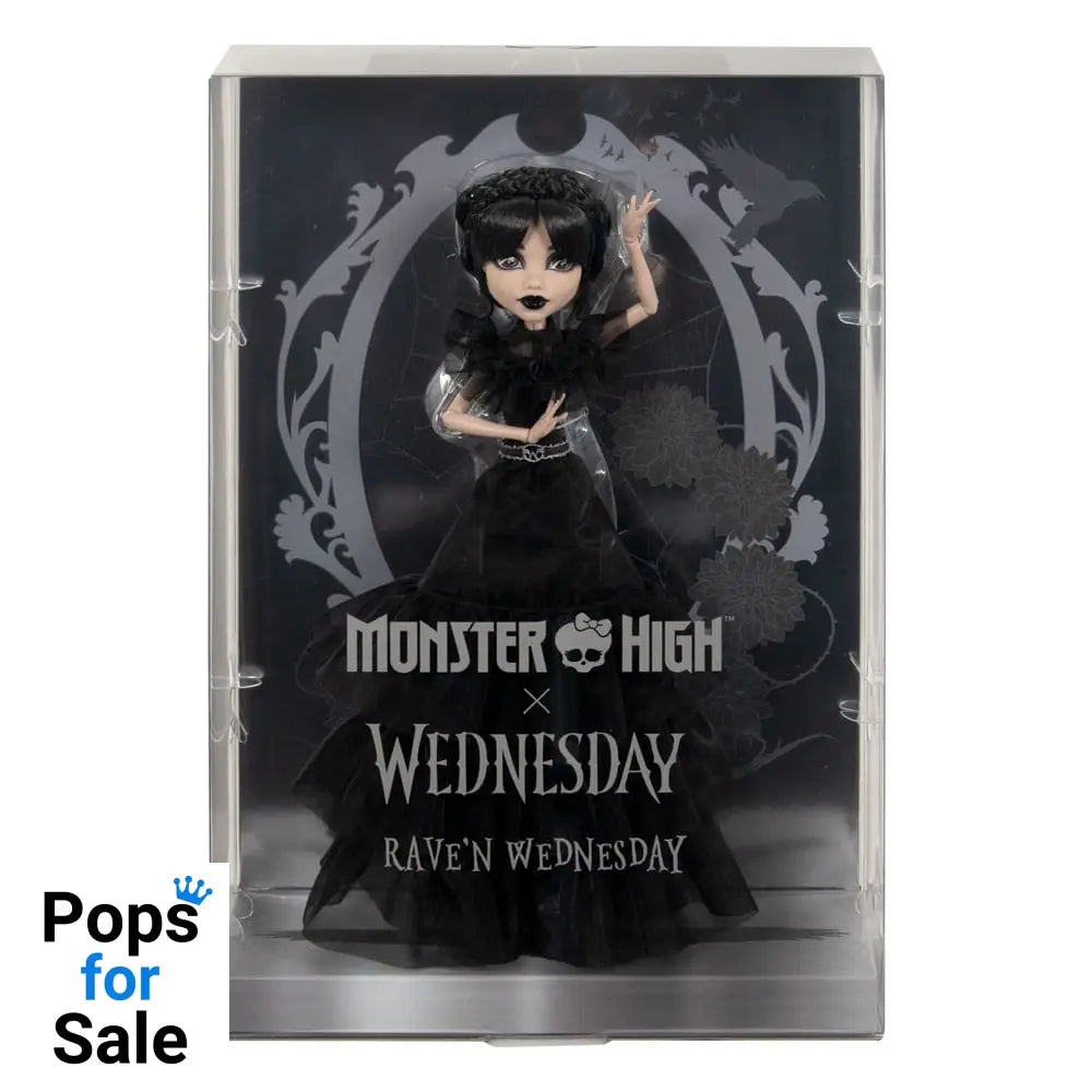 Monster High x Wednesday Doll Rave'n Wednesday