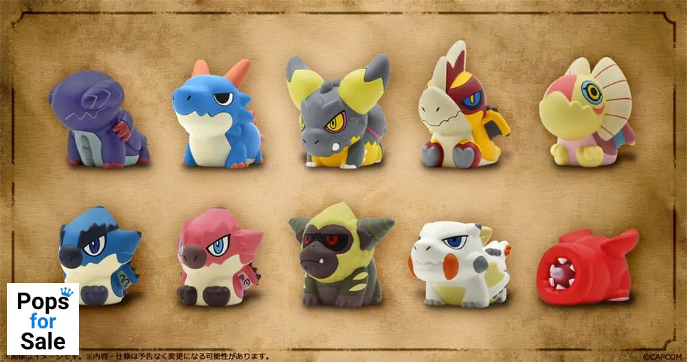 Monster Hunter Figure Builder Trading Figures 3 - 5 cm Finger Puppet Monster Hunter Vol. 2 (10)
