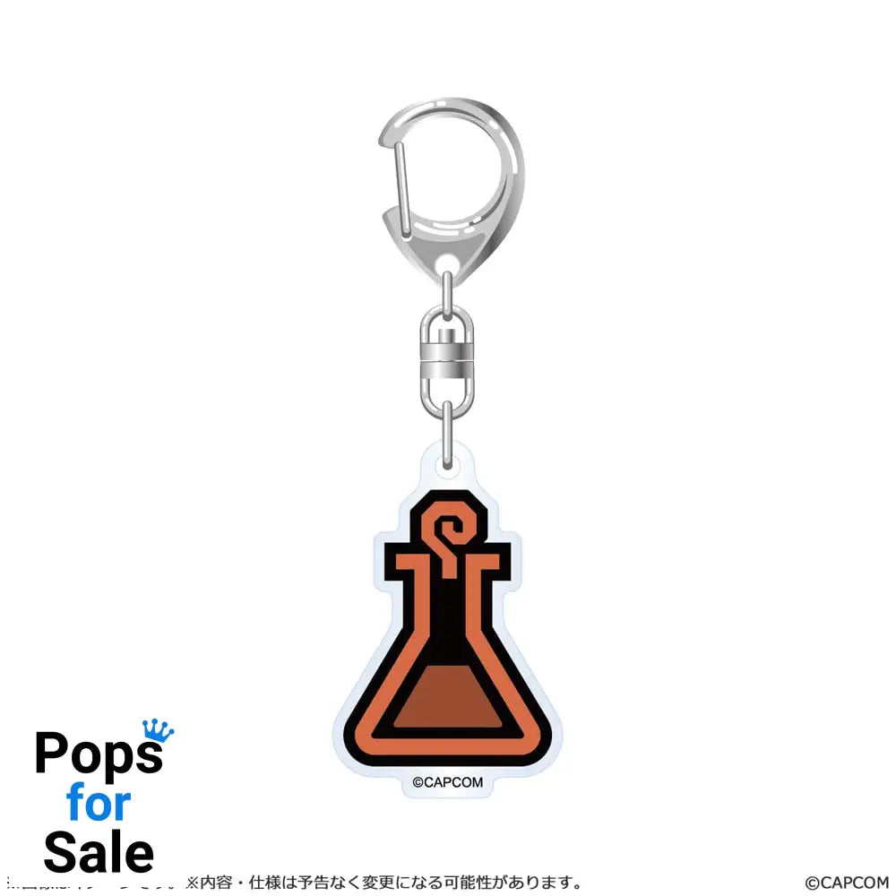 Monster Hunter Wilds Acryl Keychains Item Icon 6 cm Assortment (10) Keyrings