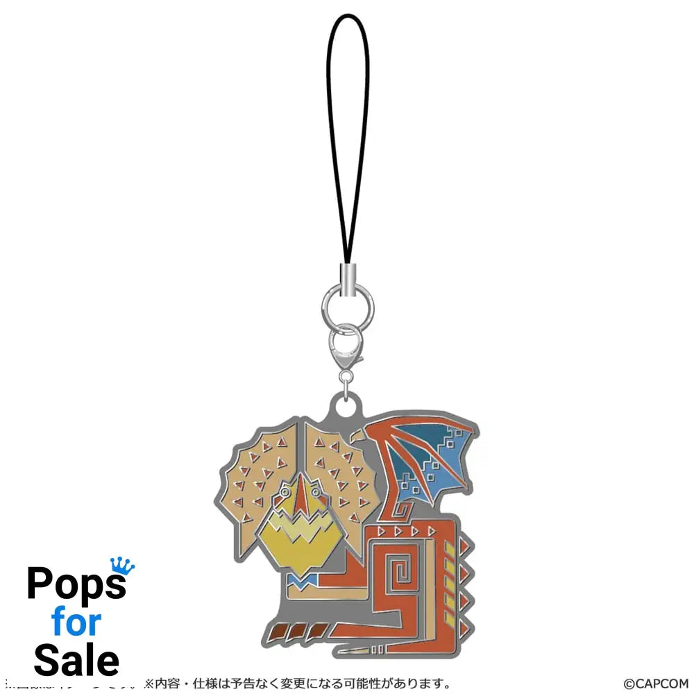 Monster Hunter Wilds Metal Keychain Monster Icon 5 cm Assortment (10)