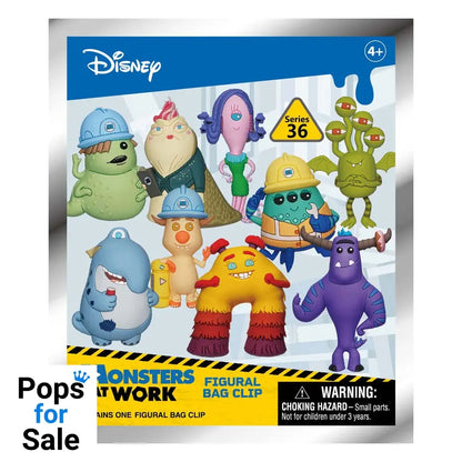 Monsters, Inc.  3D PVC Bag Clips Series 36 Display (24)