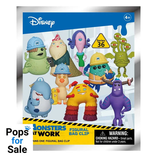 Monsters, Inc.  3D PVC Bag Clips Series 36 Display (24)
