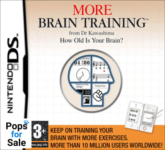 More Brain Training from Dr Kawashima: How Old Is Your Brain for Nintendo DS/3DS