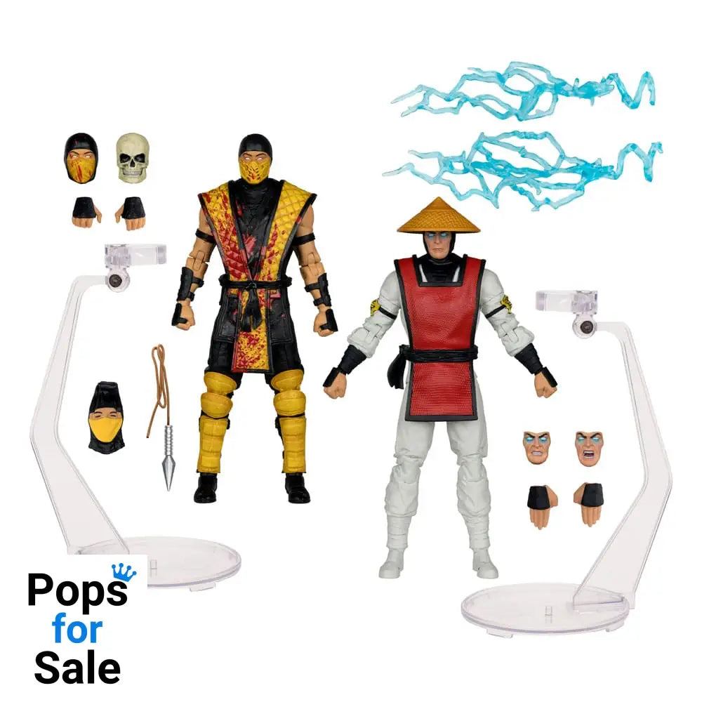 Mortal Kombat Action Figure 2-Pack Scorpion vs. Raiden (Klassics) 18 cm