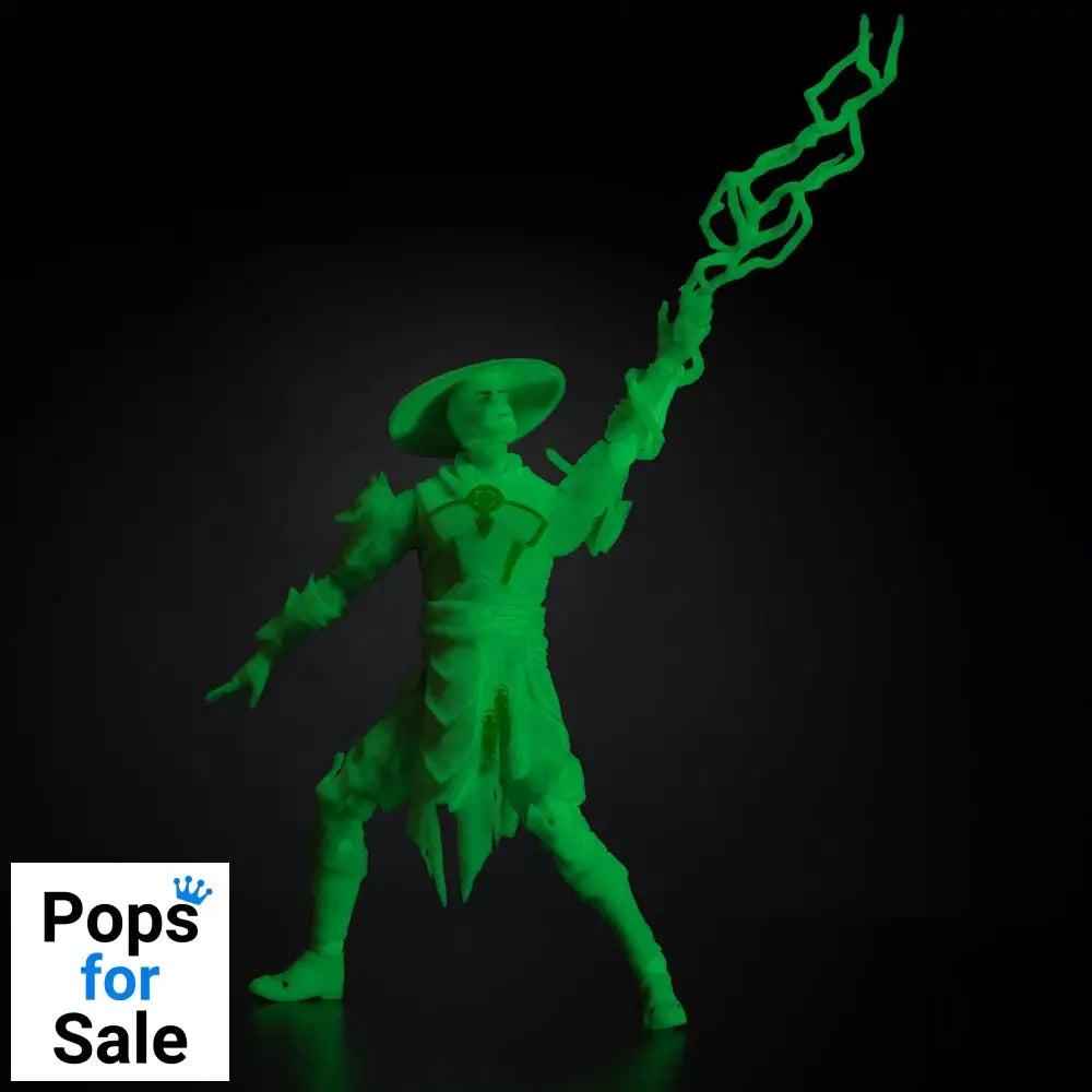 Mortal Kombat Action Figure Glow in the Dark Edition Raiden (Gold Label) 18 cm
