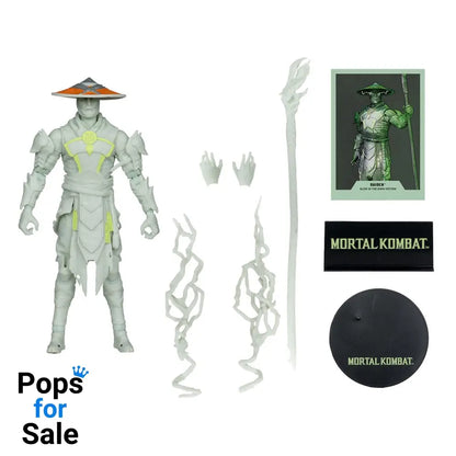 Mortal Kombat Action Figure Glow in the Dark Edition Raiden (Gold Label) 18 cm