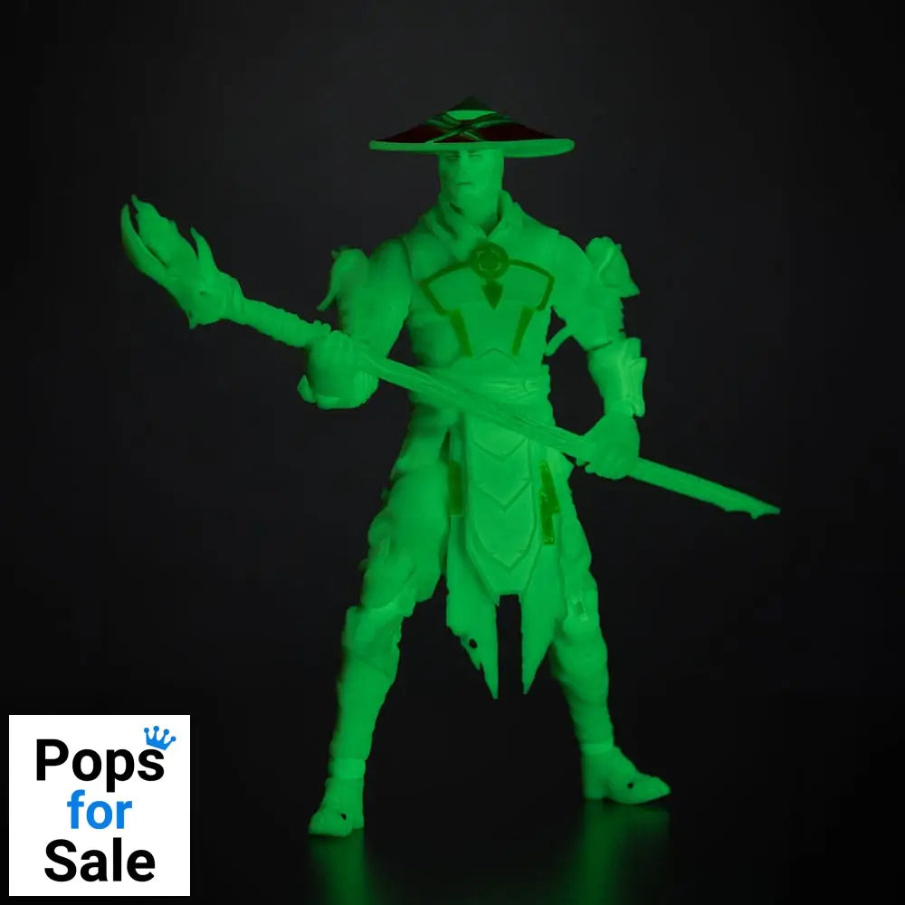 Mortal Kombat Action Figure Glow in the Dark Edition Raiden (Gold Label) 18 cm Action figures