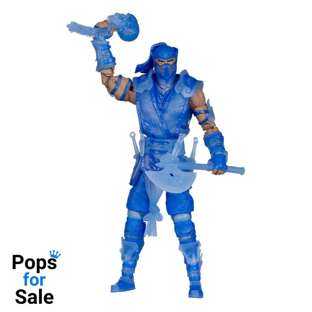 Mortal Kombat Action Figure Glow in the Dark Edition Sub-Zero (Gold Label) 18 cm