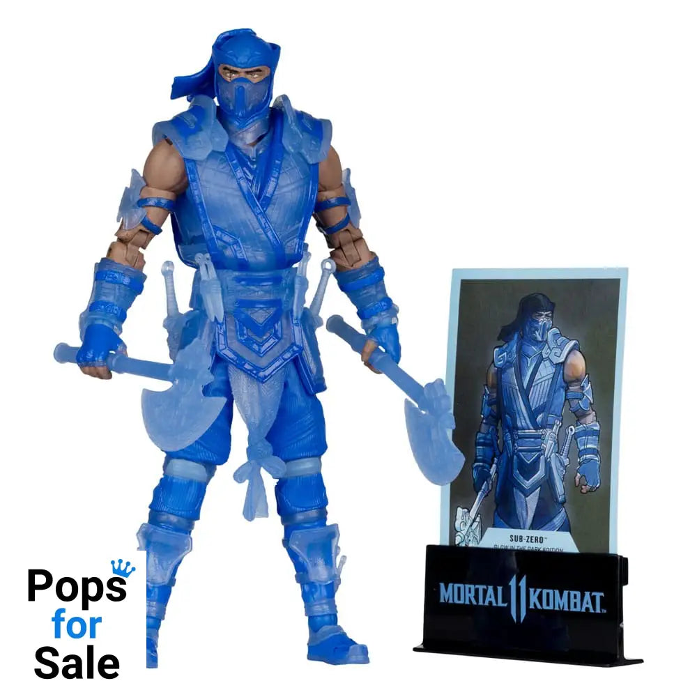 Mortal Kombat Action Figure Glow in the Dark Edition Sub-Zero (Gold Label) 18 cm
