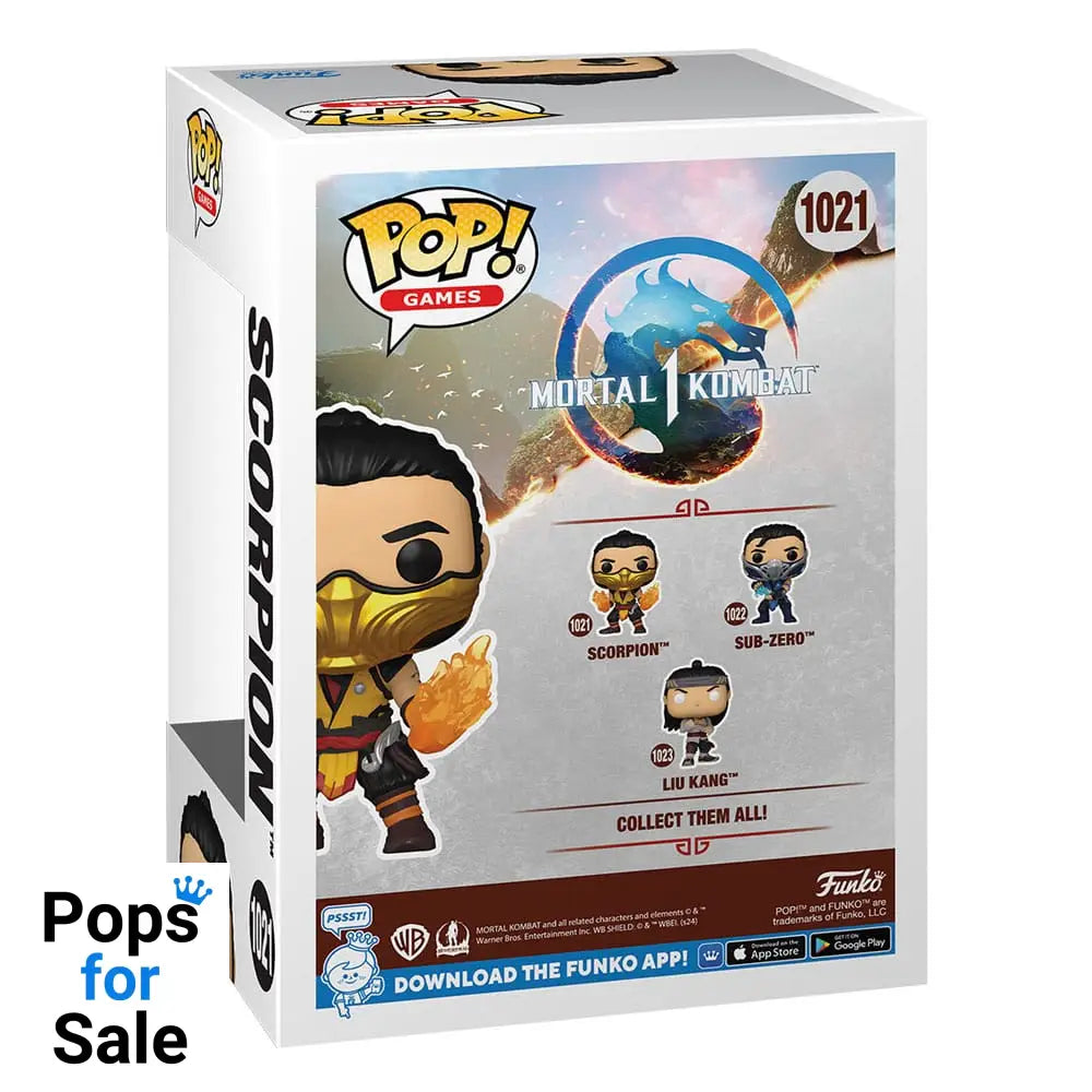 Mortal Kombat POP! Games Vinyl Figure Scorpion 9 cm
