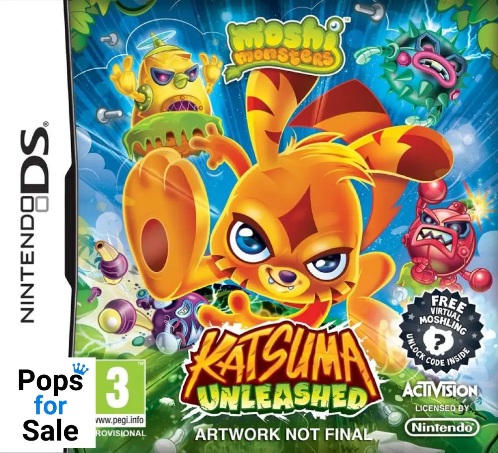 Moshi Monsters Katsuma Unleashed for Nintendo DS/3DS