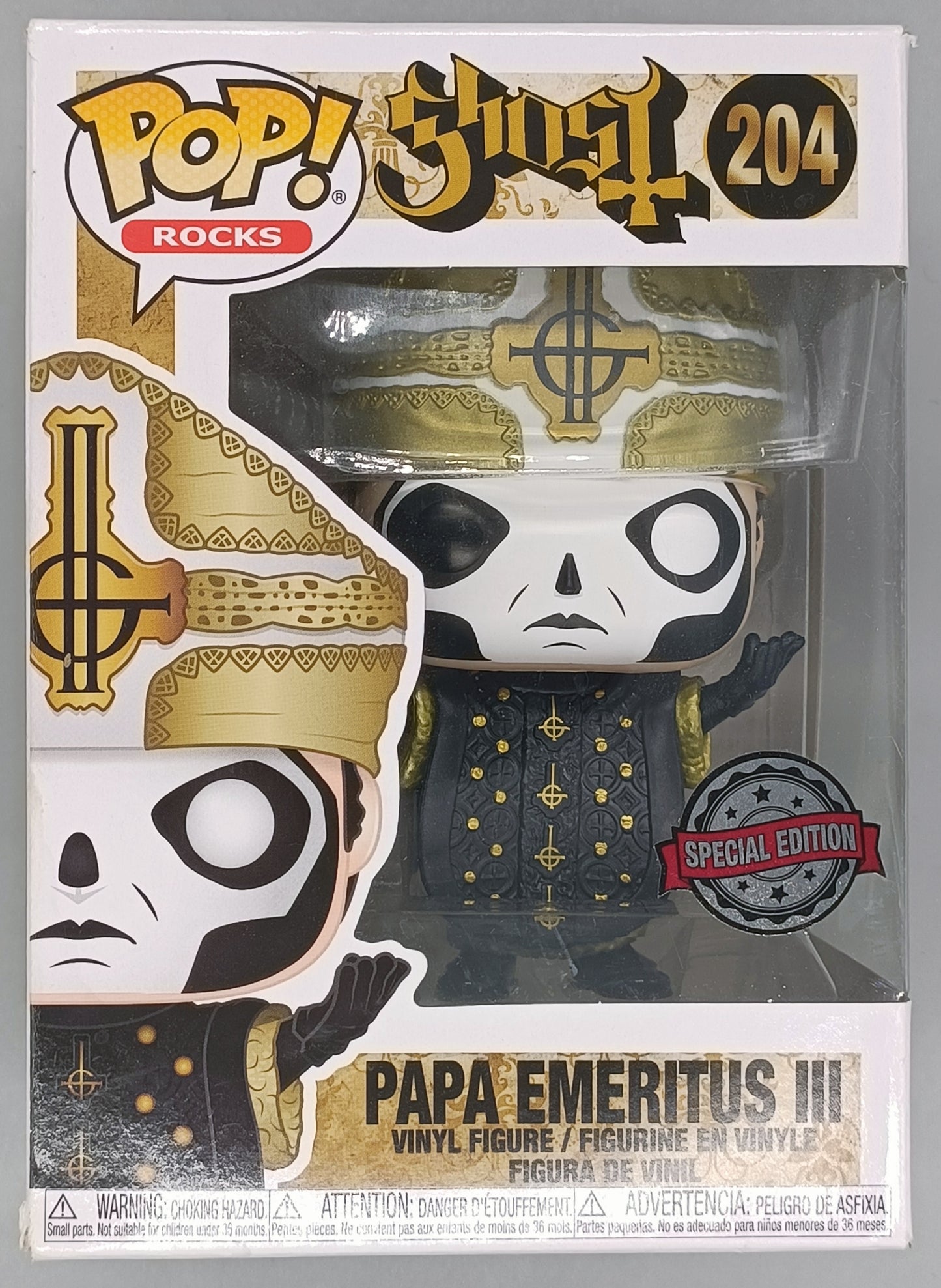 204 Papa Emeritus III - Ghost - Rocks - Box Damaged Funko POP