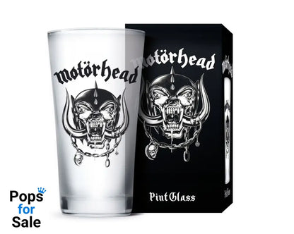 Motörhead Pint Glass Logo Glasses & Coasters