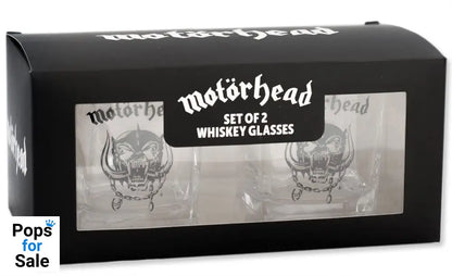 Motorhead Whiskey Shot Glasses 2-Pack