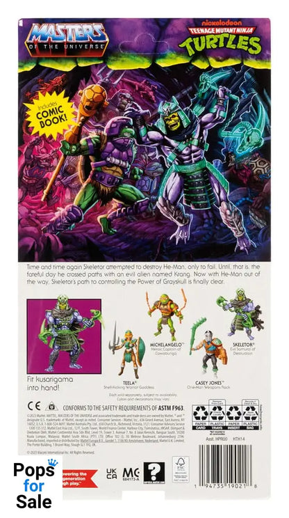 MOTU x TMNT: Turtles of Grayskull Action Figure Skeletor 14 cm