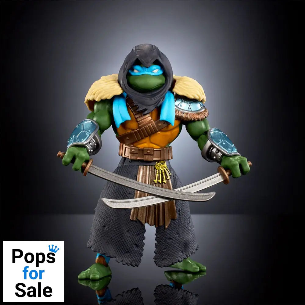 MOTU x TMNT: Turtles of Grayskull Action Figure Stealth Armor Leonardo 14 cm