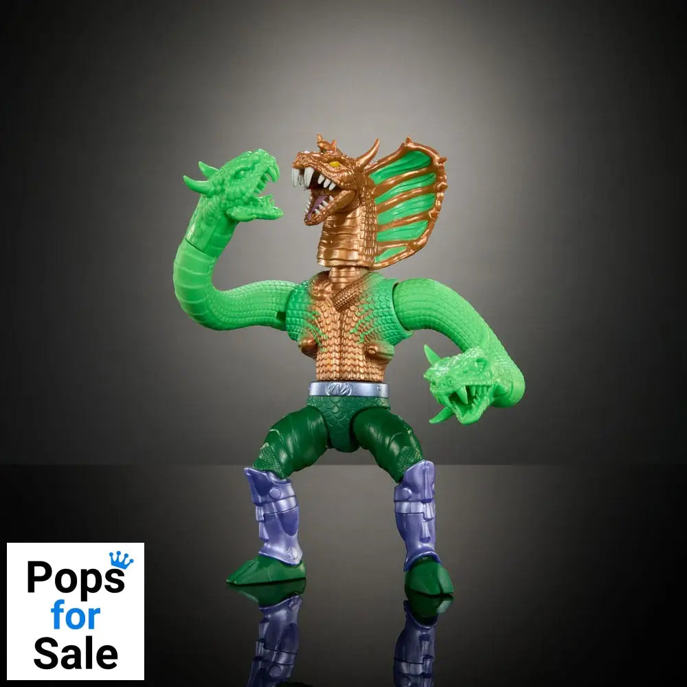 MOTU x TMNT: Turtles of Grayskull Deluxe Action Figure King Hiss 14 cm Action figures