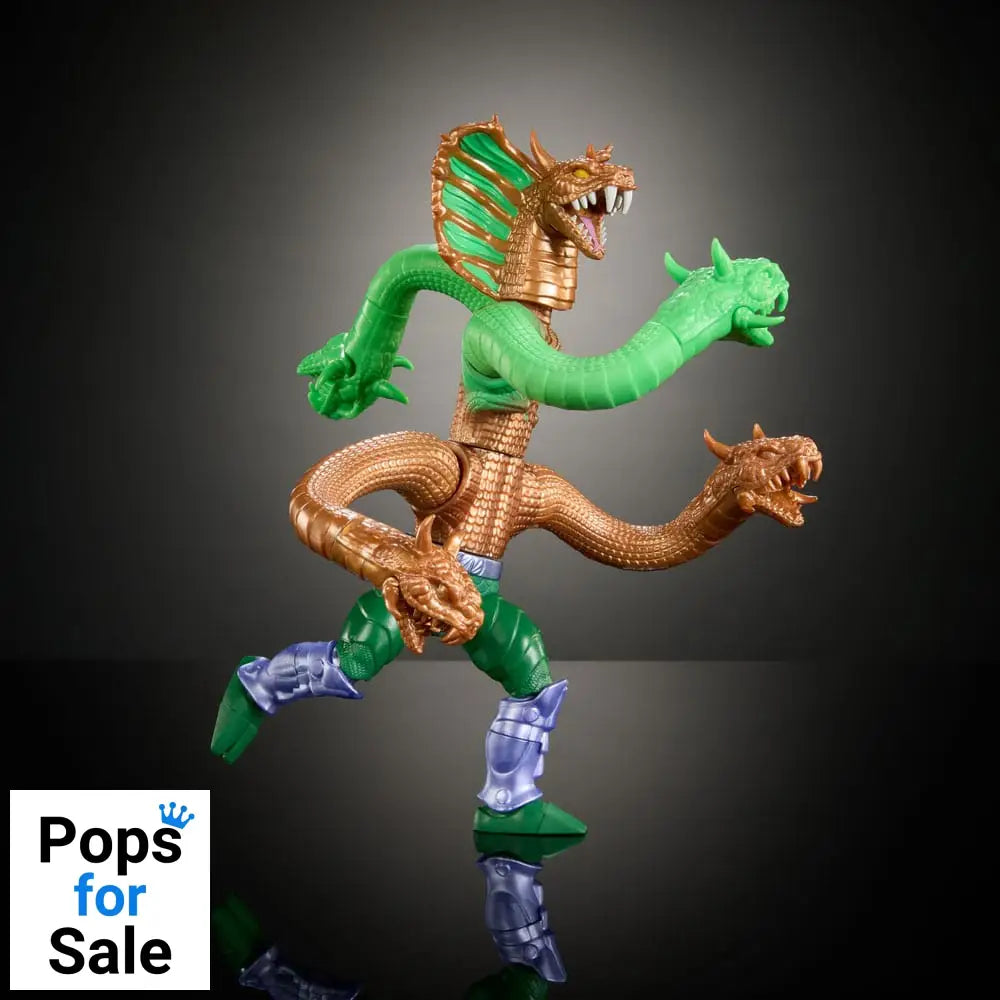 MOTU x TMNT: Turtles of Grayskull Deluxe Action Figure King Hiss 14 cm