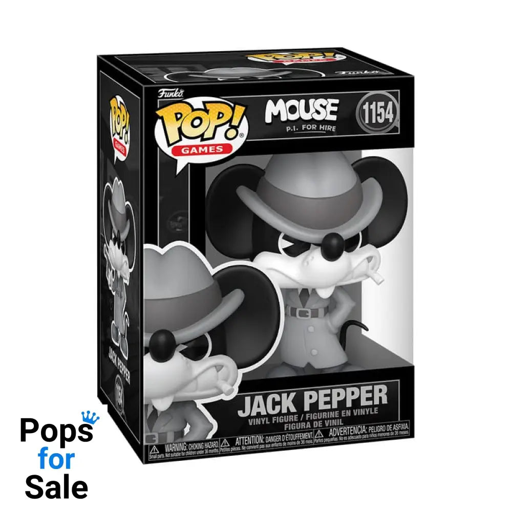 Mouse: P.I. for Hire POP! Games Vinyl Figure Jack Pepper 9 cm