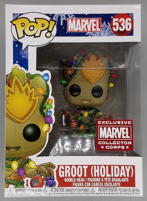 536 Groot (Holiday- Standing) - Marvel Collector Corps Funko POP