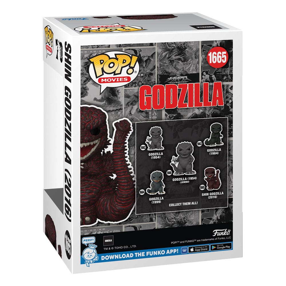 1665 Shin Godzilla (2016) - Godzilla 70th Anniversary - New Funko POP