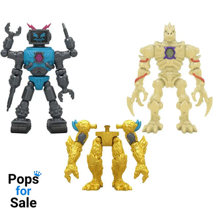 Mr. Beast Lab Hybrids Series 2 Mini Figuren 2er-Pack Lab-Bot vs Gid Skeleton 11 cm