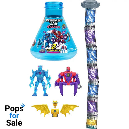 Mr. Beast Lab Hybrids Series 2 Mini Figuren 2er-Pack Spider vs Energy Panther 11 cm