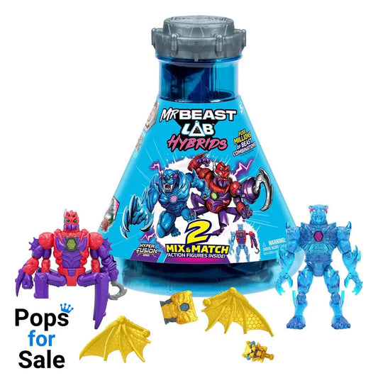 Mr. Beast Lab Hybrids Series 2 Mini Figuren 2er-Pack Spider vs Energy Panther 11 cm